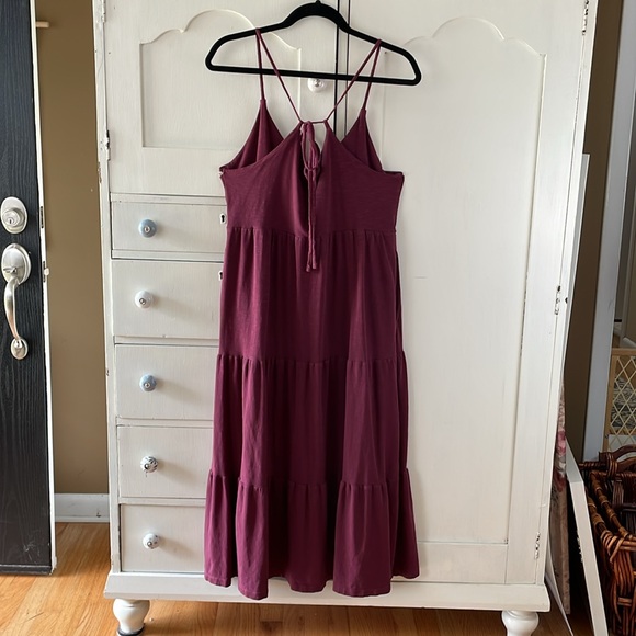 OLD NAVY Dress Tiered Midi M - Picture 4 of 10